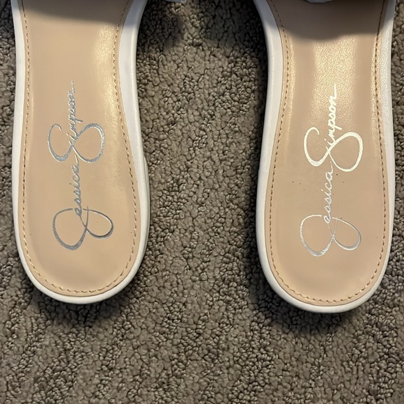 Like new Jessica Simpson bedazzled sandals - Picture 6 of 12